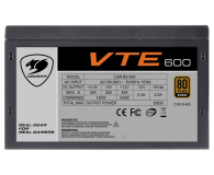 COUGAR VTE 600W 80 Plus Bronze CGR BS-600 - 1069354 - zdjęcie 5